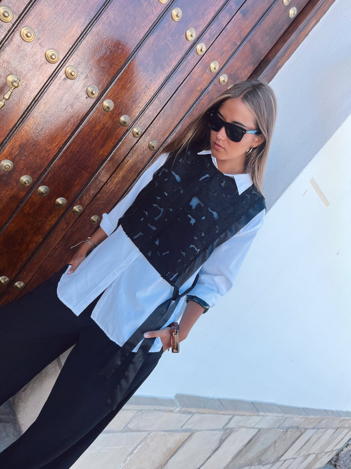 Babero Organza Negro - SOHO ZAHARAChaleco