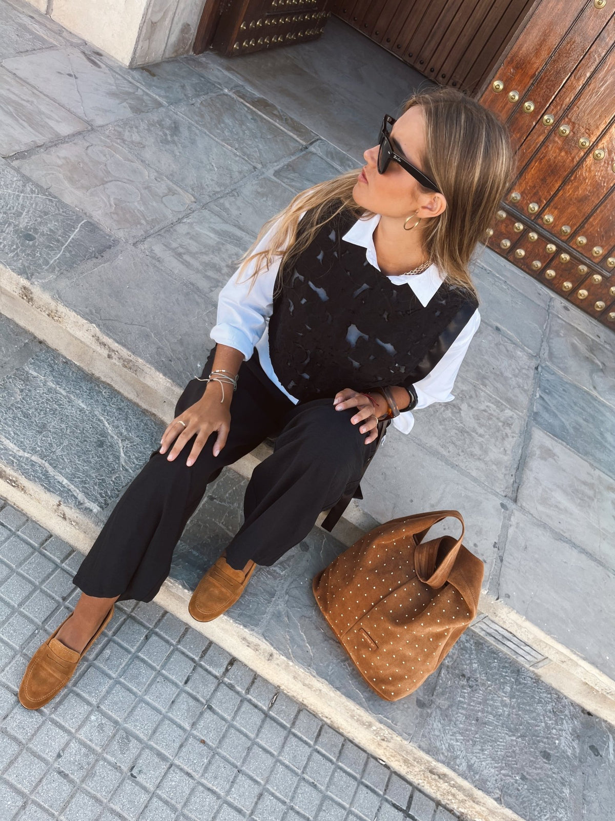 Babero Organza Negro - SOHO ZAHARAChaleco