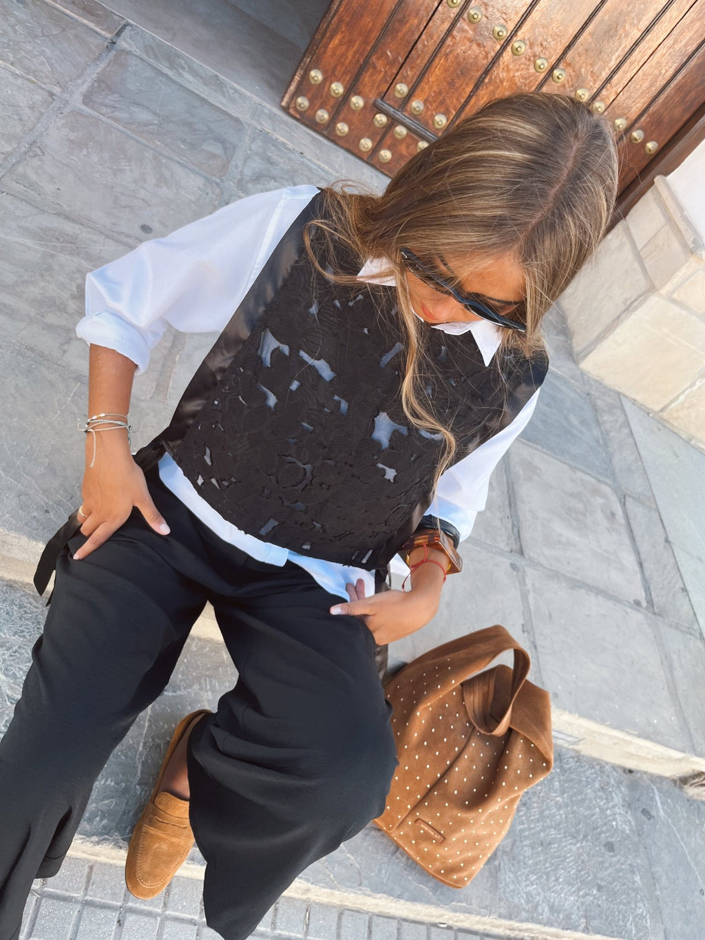 Babero Organza Negro - SOHO ZAHARAChaleco