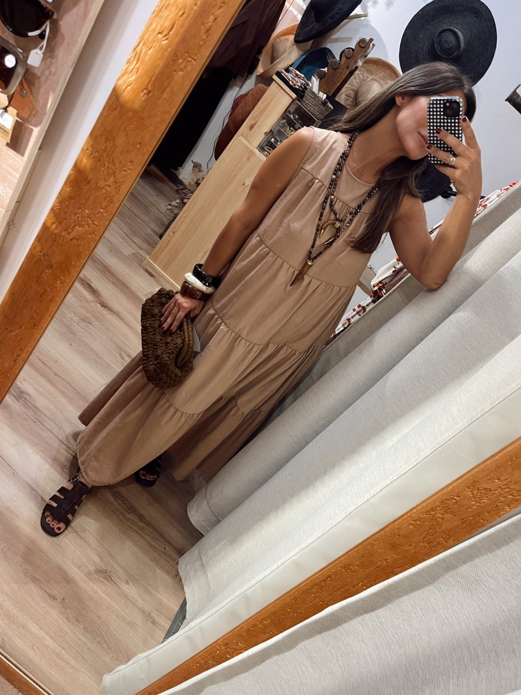 Vestido Nápoles Beige - SOHO ZAHARAVestidos