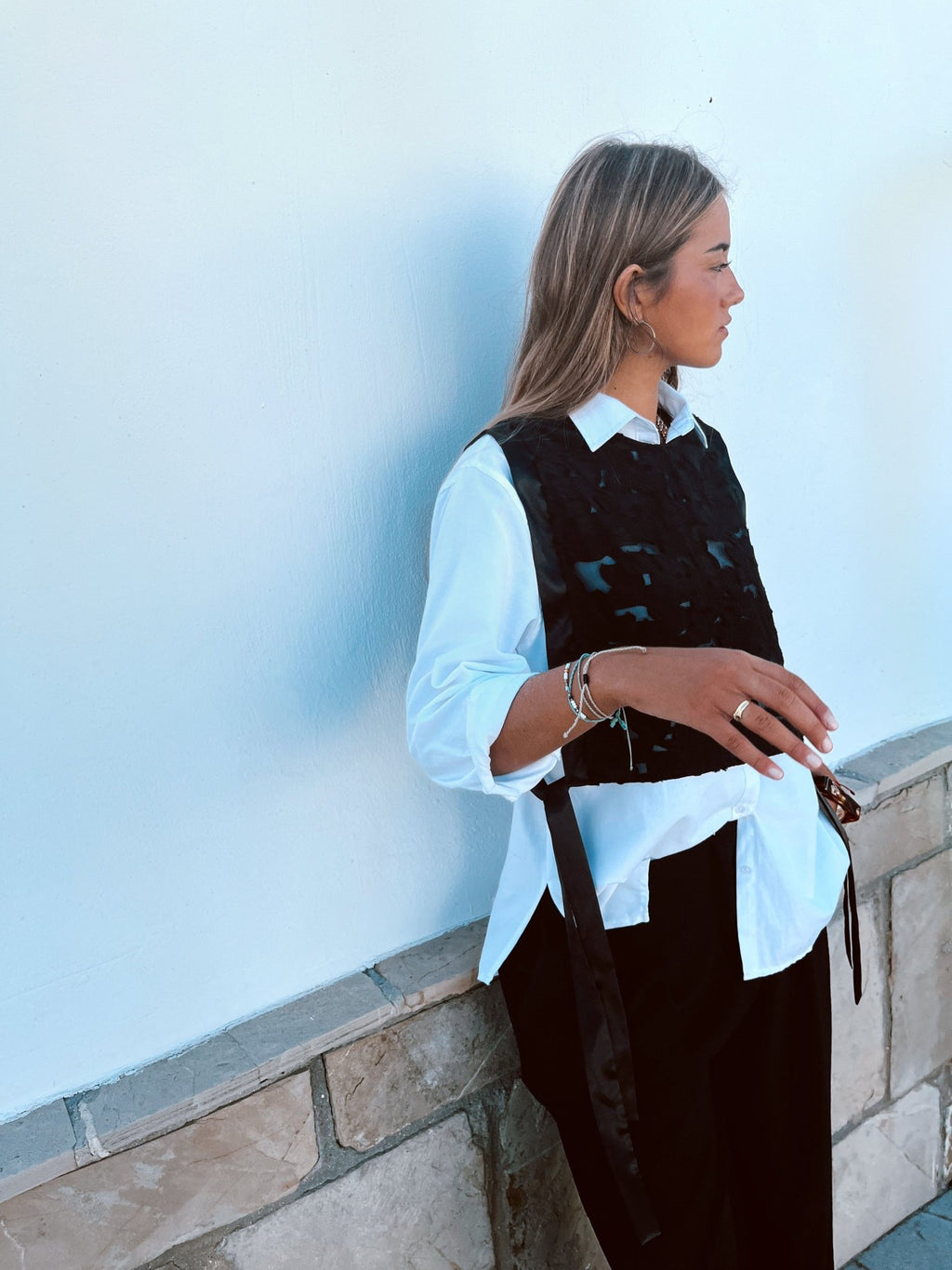 Babero Organza Negro - SOHO ZAHARAChaleco