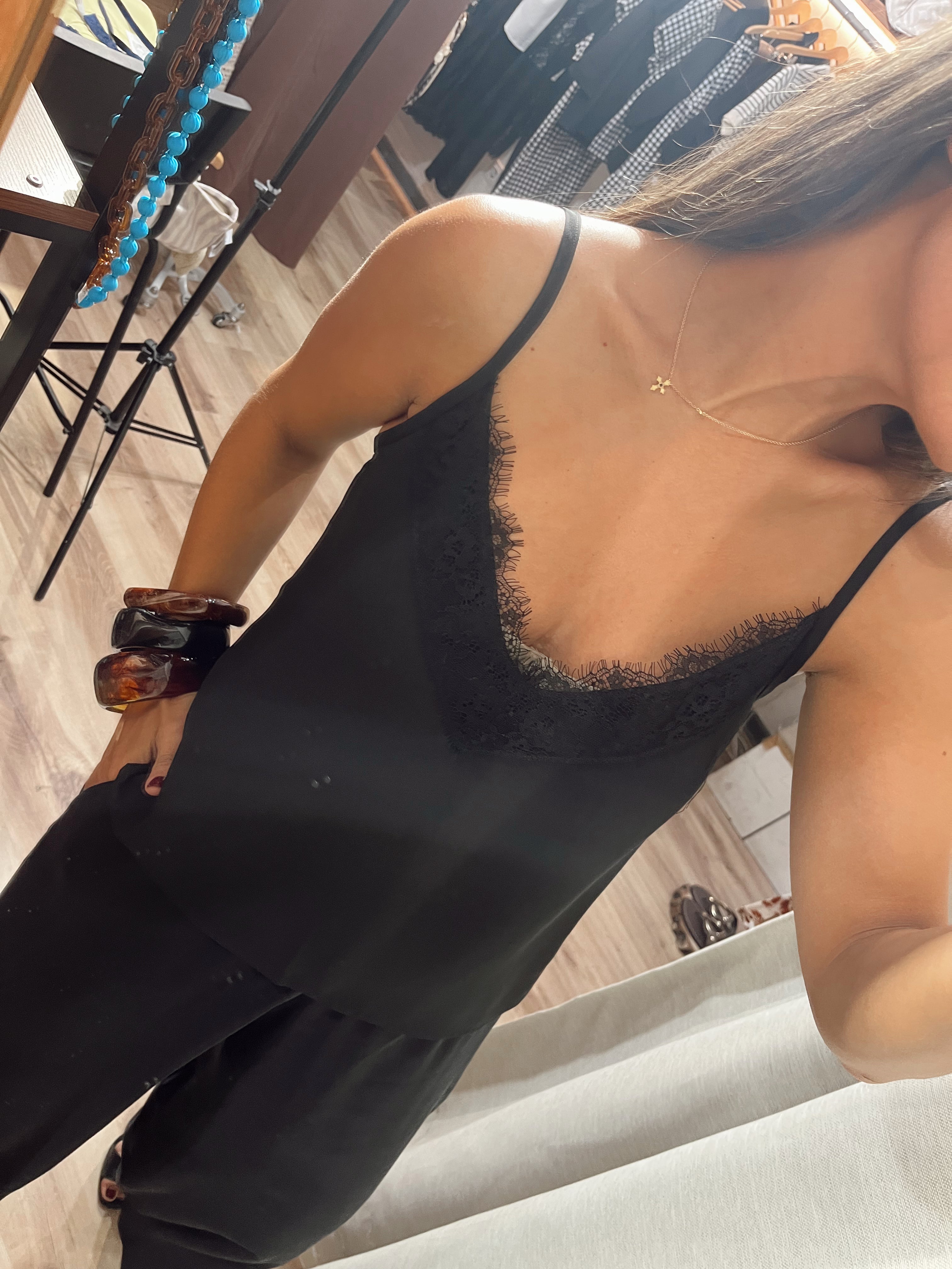Lencero Crop Negro