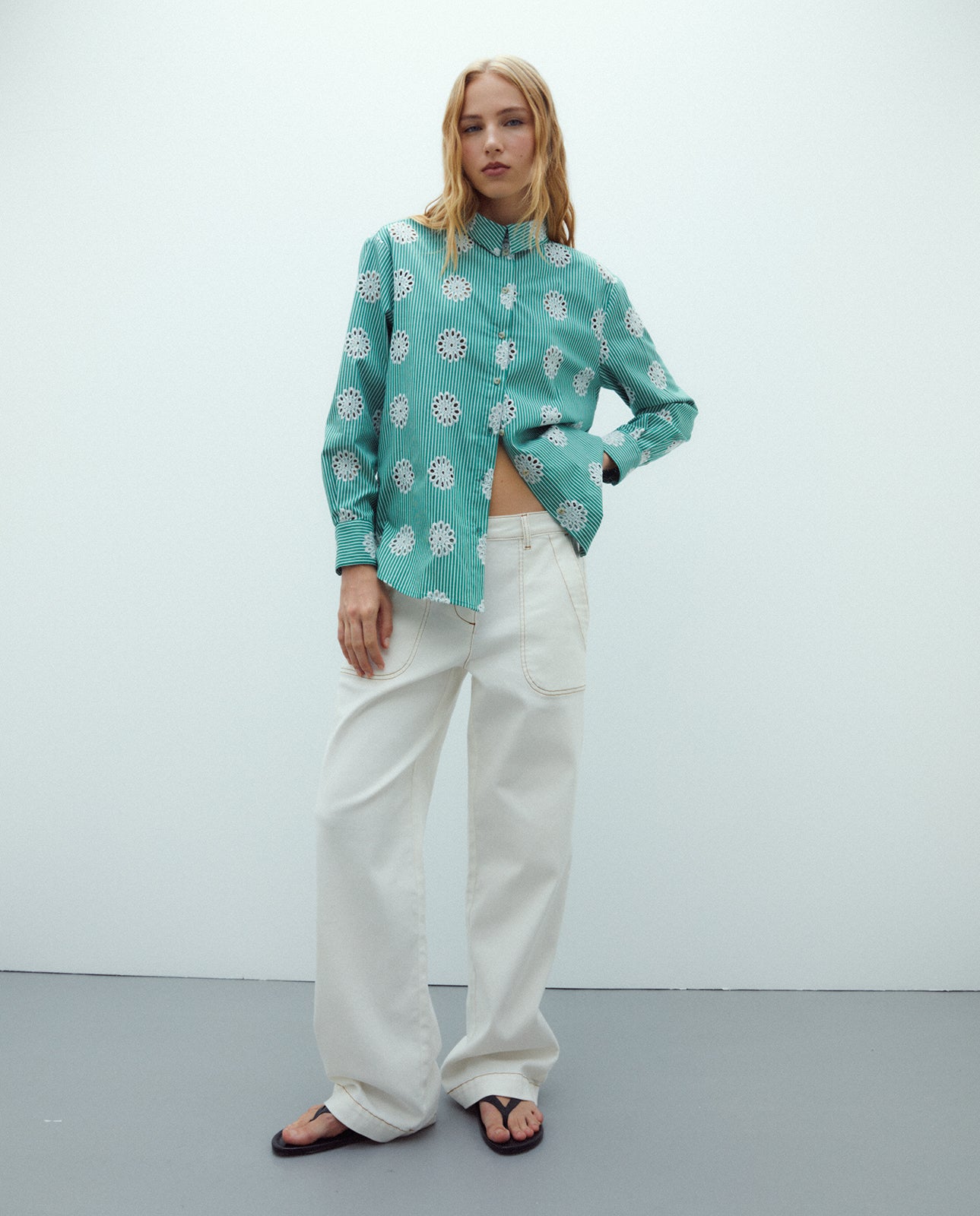 Camisa Troquelada