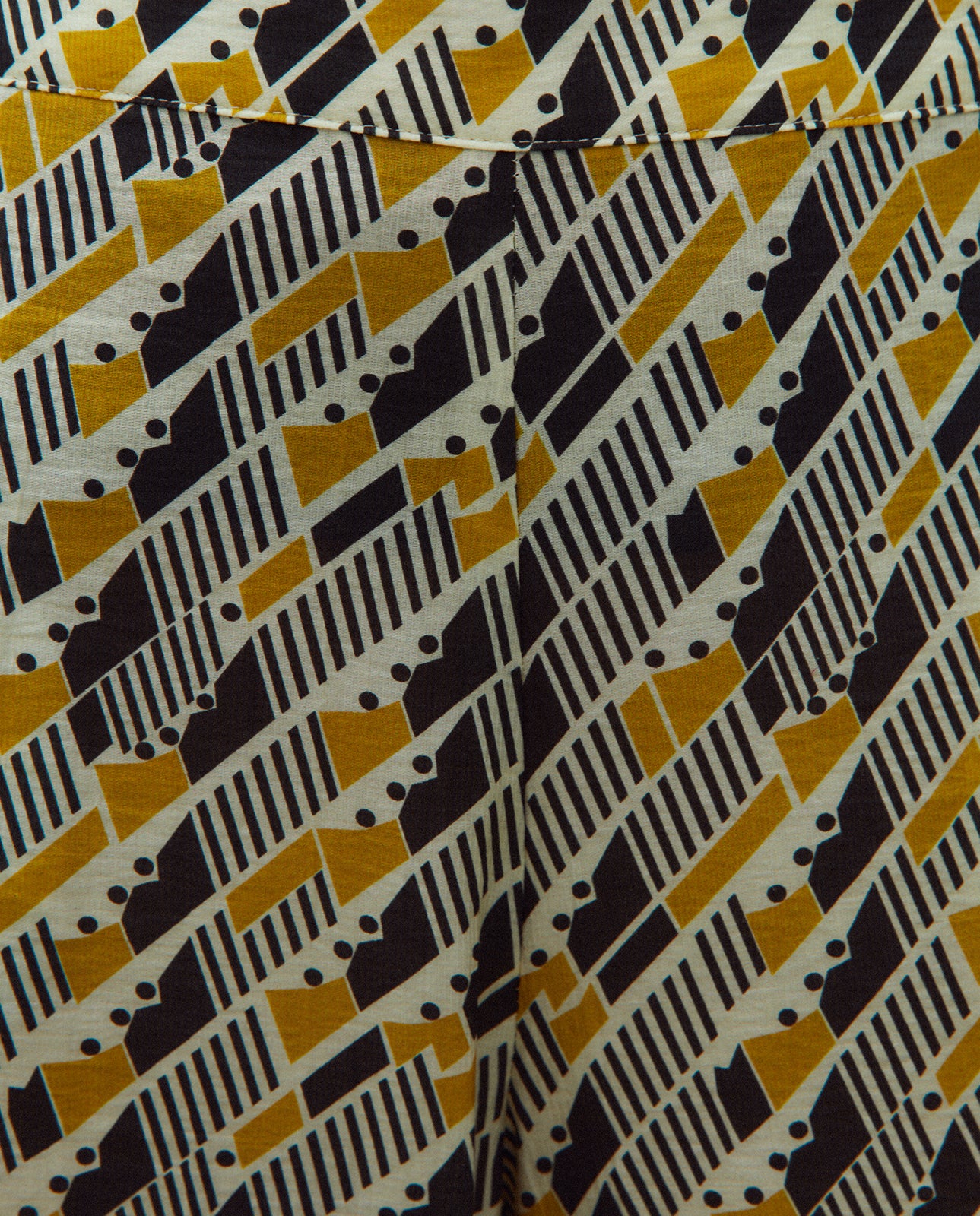 Blusa Zion  Geométrico Mostaza