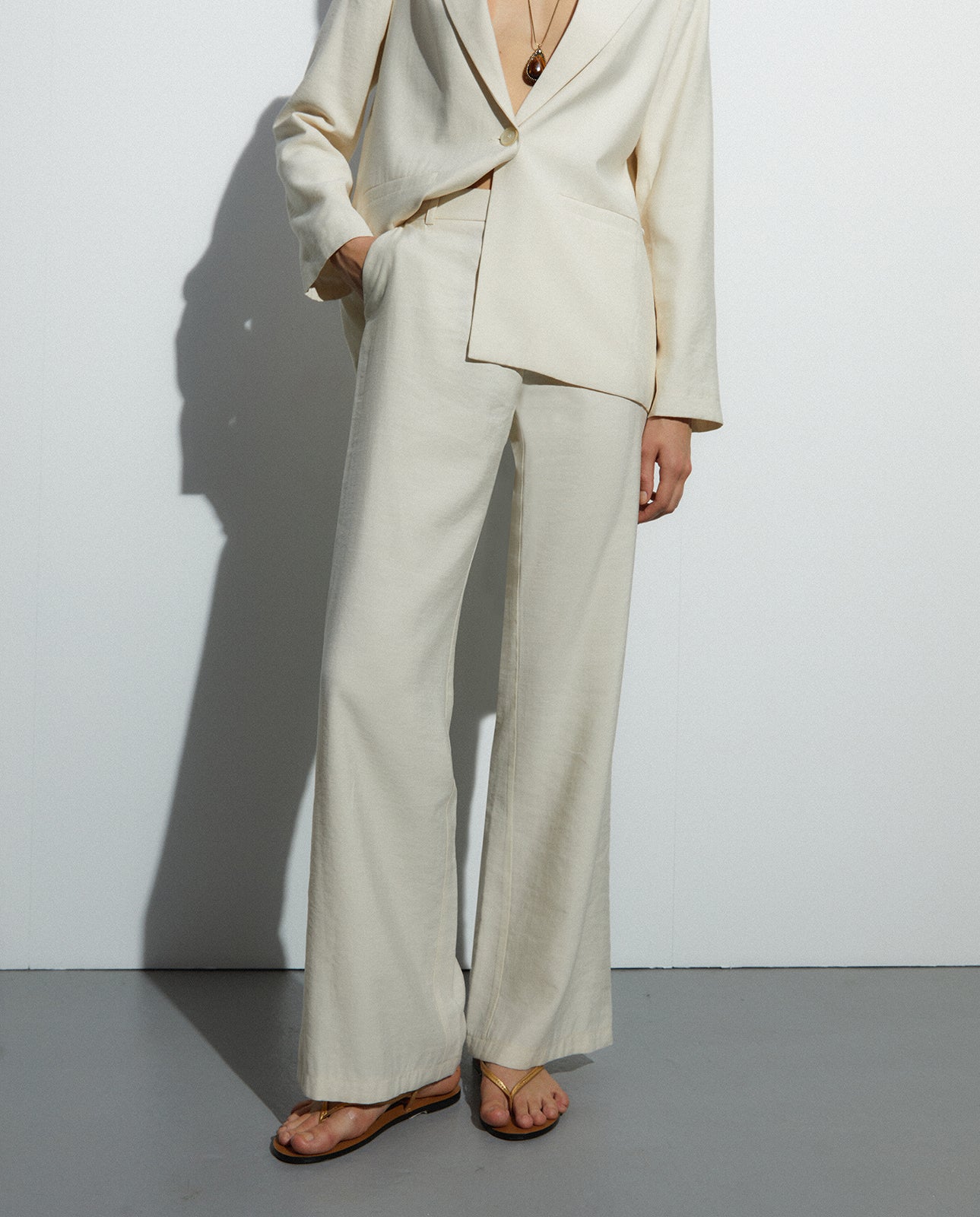 Pantalón Sastre Crema