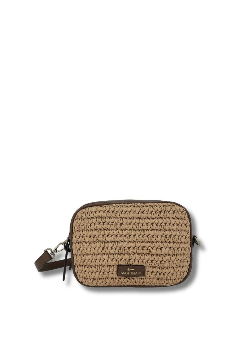 Bandolera Straw Sport Camel
