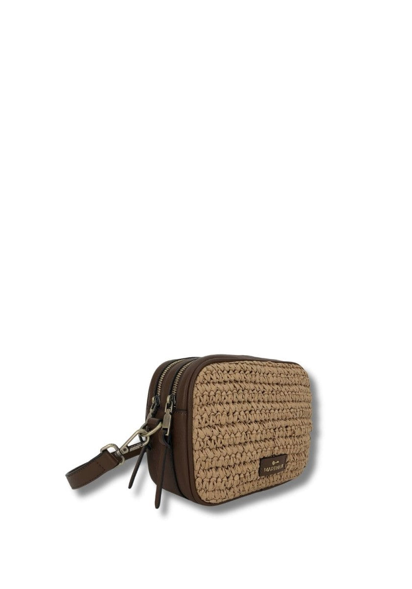 Bandolera Straw Sport Camel