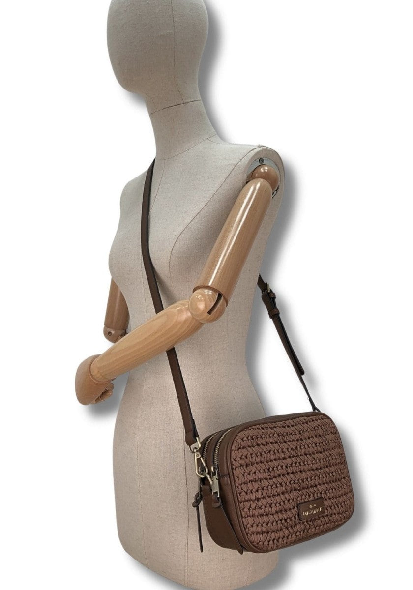 Bandolera Straw Sport Marrón