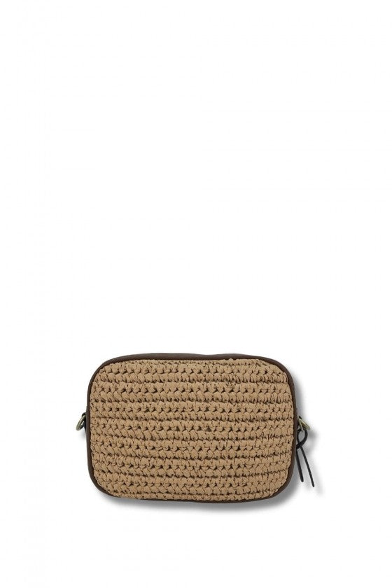 Bandolera Straw Sport Camel