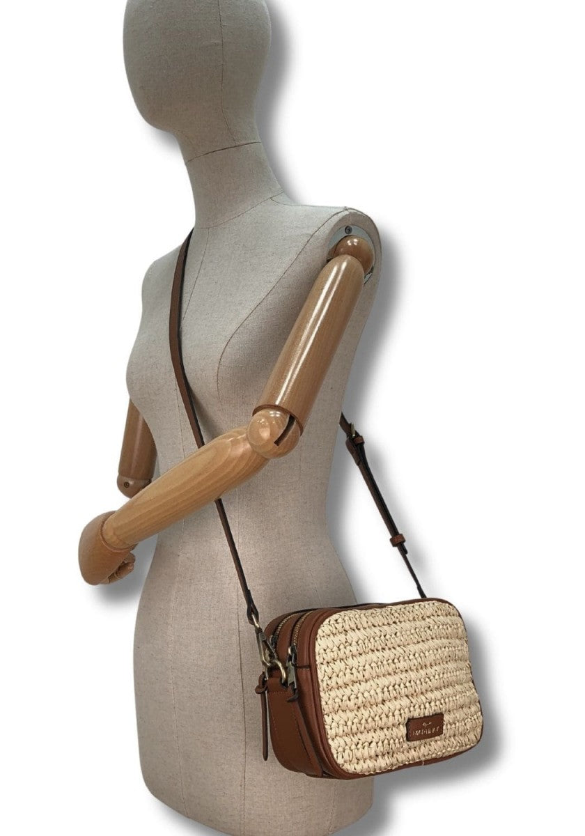 Bandolera Straw Sport Beige