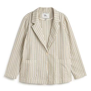 Blazer Carved Rayas Camel - SOHO ZAHARATraje