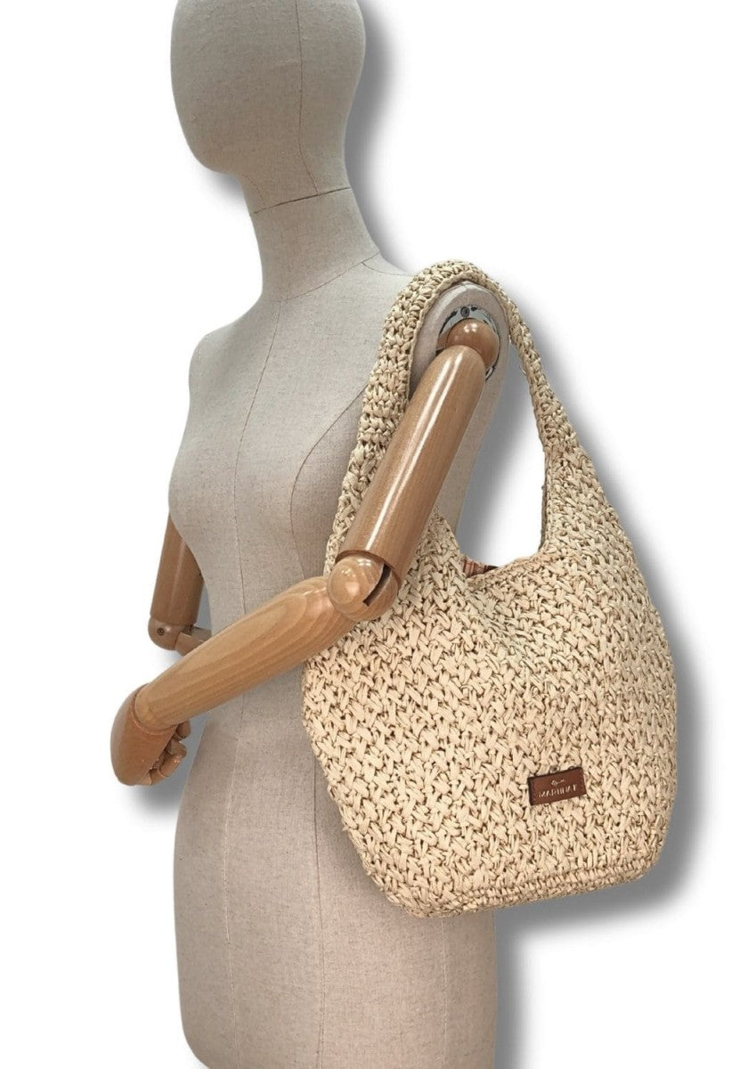 Hobo Straw Media Luna Beige