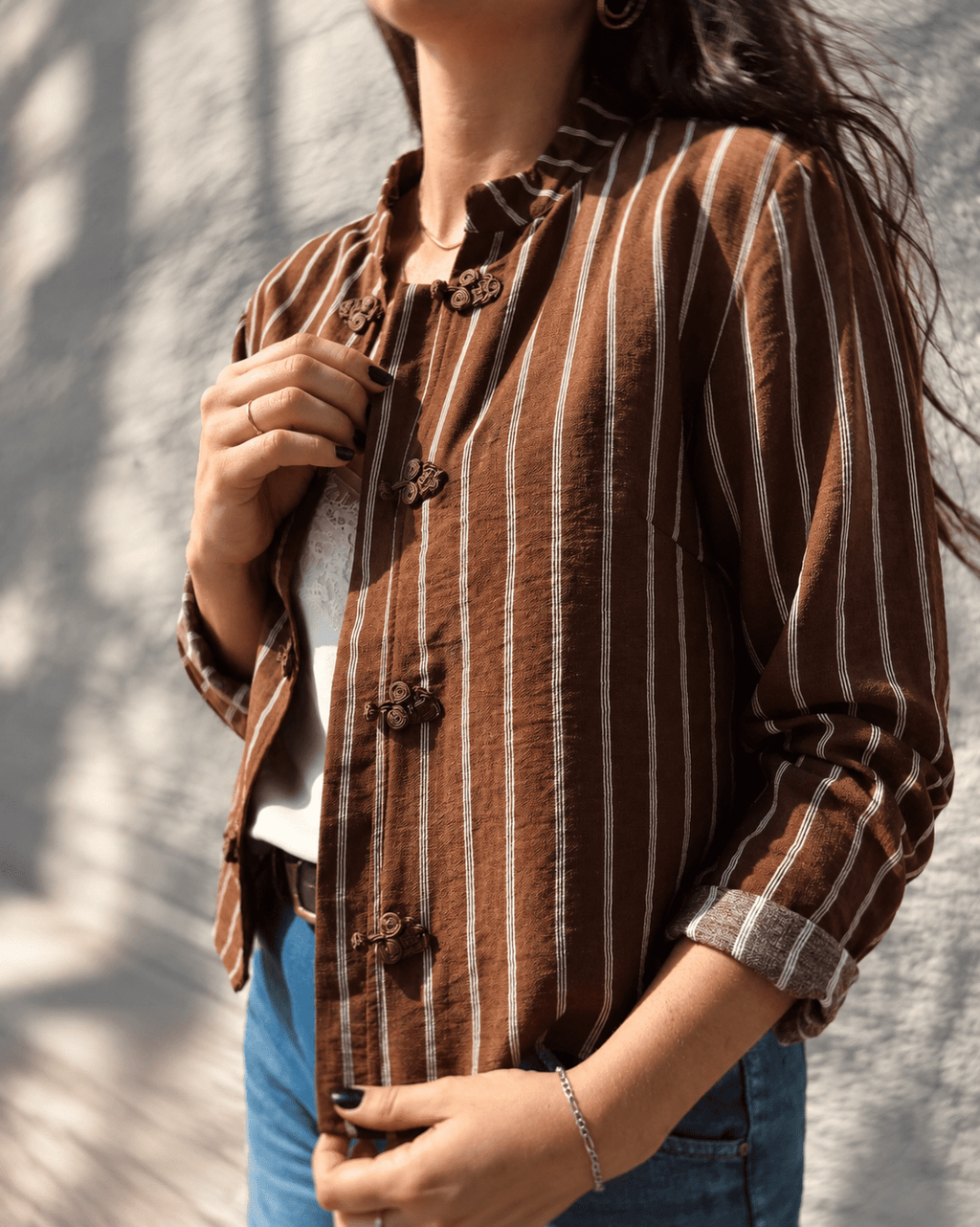 Sobrecamisa Merçi Marrón - SOHO ZAHARAchaquetas