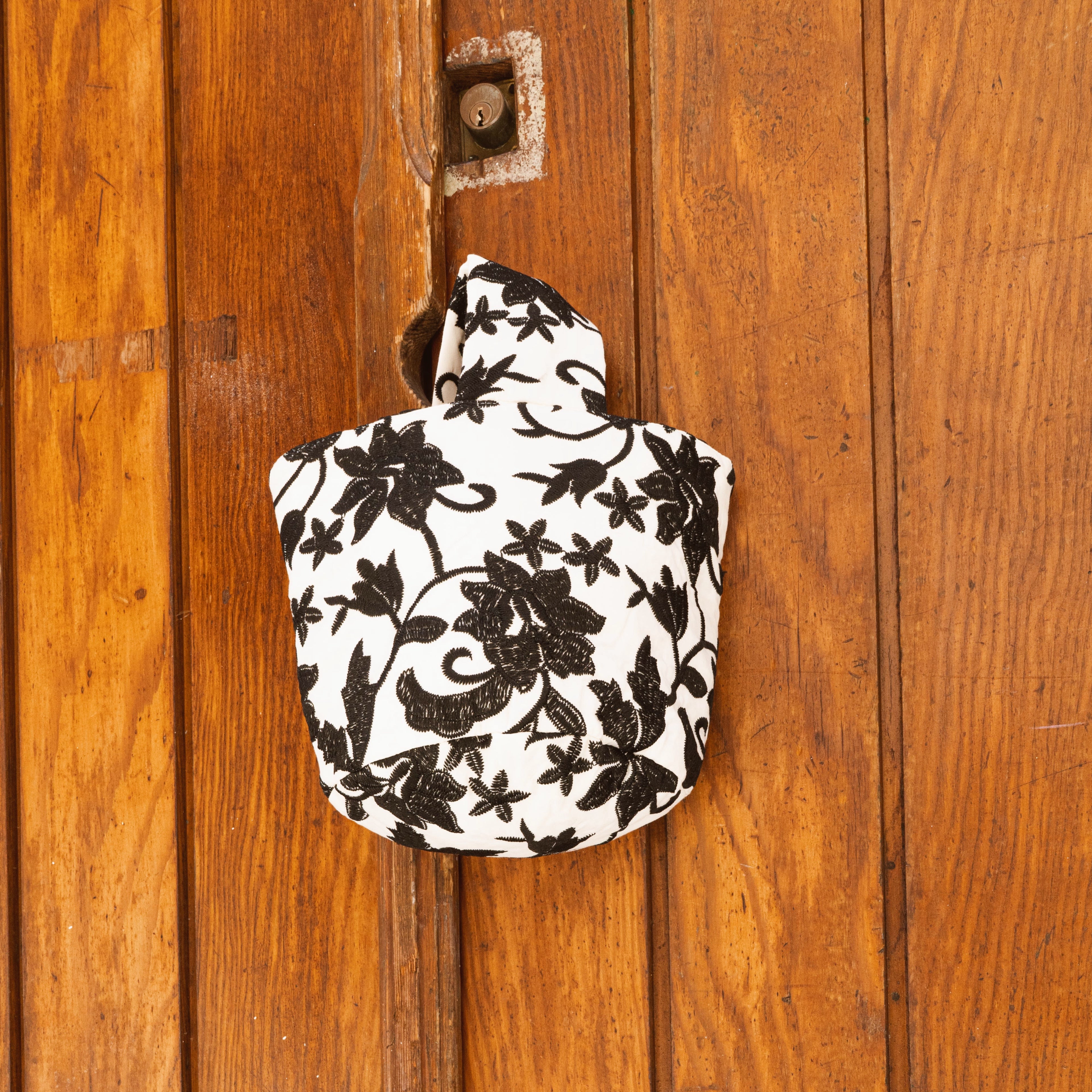 Pocket Bag Loto Blanco y Negro