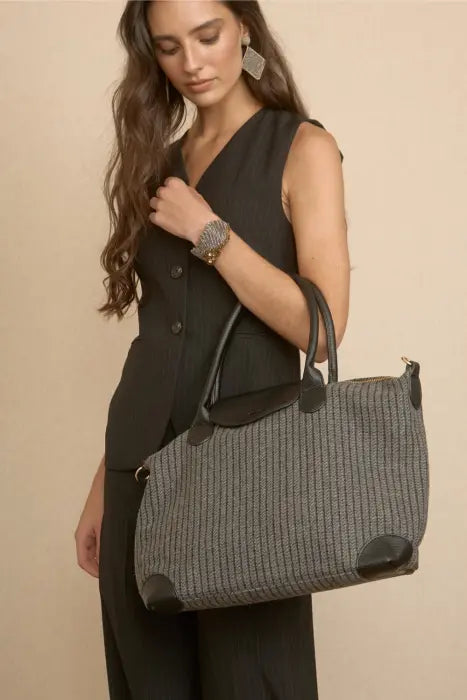 Bolso Viaje Tweed Mediano