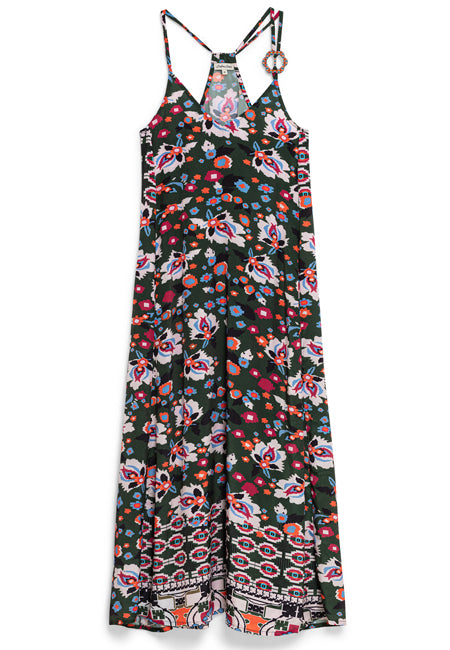 Vestido Dolores Cortes flores